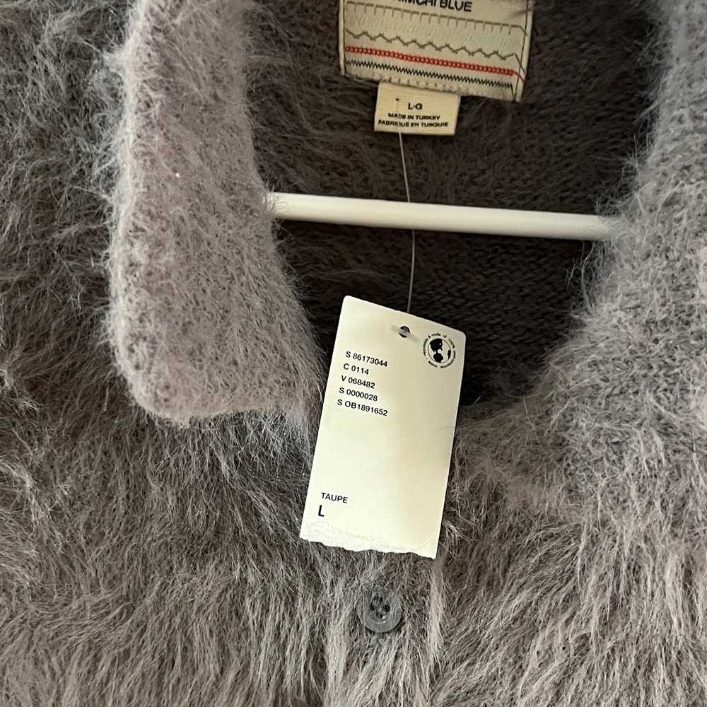 Kimchi Blue fuzzy crop top - Picture 5 of 7